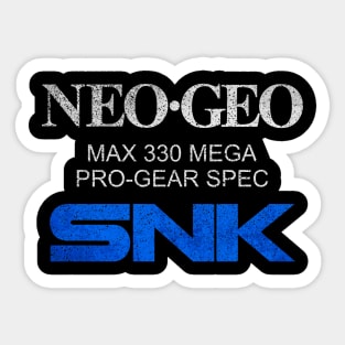 Neo Geo Pro-Gear Spec Sticker